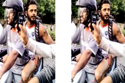 Dhoni Viral Video: рдЬрдм рдзреЛрдиреА рд╢реНрд░реАрд╕рдВрдд рдХреЛ рдмрд╛рдЗрдХ рдкрд░ рдмрд┐рдард╛рдХрд░ рд▓реЗ рд░рд╣реЗ рдереЗ рдореЫрд╛.